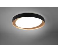 Plafoniera ZETA LED diffusore bianco con bordo nero e oro R62712402