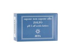 Zeta Sapone Non Sapone Detergente Allo Zolfo pH5 All'Acido Lattico 100 g