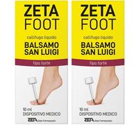 ZetaFoot Callifugo Liquido Balsamo San Luigi 2x10 ml Soluzione