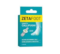 Zetafoot Cerotti Callifughi Disco Centrale, Azione Levigante e Protettiva, Rimozione Indolore dei Calli, Protegge da Sfregamenti e Pressione, Confezione 6 Pezzi