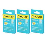 Zetafoot Cerotto Idrocolloidale Vesciche 6 Pezzi 3x6 St