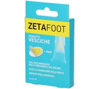 Zetafoot Cerotto Idrocolloidale Vesciche 6 Pezzi 6 pz Cerotto