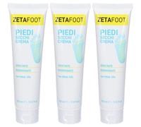 Zetafoot Crema Piedi Secchi 3x100 ml Crema