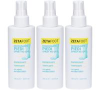 Zetafoot Spray No Gas Antiodore 3x100 ml Spray