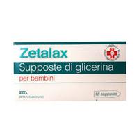 Zetalax Supposte di Glicerina 1375mg per Bambini, 18 Supposte