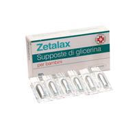 Zetalax Supposte di Glicerina 1375mg per Bambini, 18 Supposte