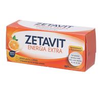 Zetavit Energia Extra 12 Flaconcini Gusto Arancia - Integratore Per Stanchezza E Affaticamento