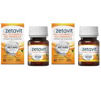 Zetavit Multivitaminico e Multiminerale, Integratore Alimentare, con Vitamine e Minerali per Stanchezza e Affaticamento (Confezione da 2)