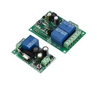 Zetiling Interruttore RF Senza Fili, relè Ricevitore Interruttore Telecomando Senza Fili FR 220V 433 MHz(2CH)