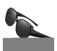 Zetqhuu Occhiali da sole adatti agli occhiali, occhiali da sole polarizzati da uomo, Occhiali da avvolgenti da donna, Leggero, protezione UV per la guida, il golf