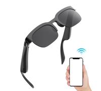 Zetqhuu Occhiali Intelligenti Per Donne - Lenti Anti-Luce Blu con Controllo Vocale | Design Aperto Protezione UV Leggeri Musica Chiamate Audio per Attività Sportive Unisex