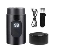 Zetqhuu Rasoio Elettrico - Impermeabile Senza Filo Ricaricabile USB-C Portatile,Rasoio Per Viso Uomo - Barba Viaggio Cura Natale Compleanno Ufficio Ascelle Mento Casa Palestra