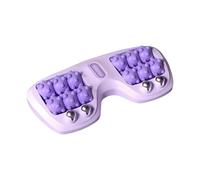 Zetqhuu Rullo massaggiante per piedi - Dispositivo per massaggio riflessologico per punti di pressione muscolare, massaggio doppio piede, antistress, per il rilassamento delle gambe e della schiena