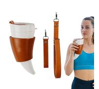 Zetqhuu Tazza da Caffè - Termica da Viaggio 32cl in Acciaio Inossidabile | Borraccia Portatile - per Bevande Calde Fredde Latte Cappuccino Tè Ghiaccio Ufficio Picnic Campeggio Soggiorno