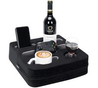 Zettfuly Cuscino portabicchieri da divano, portabicchieri da divano, porta telecomandi per tazze, cuffie, snack e telefoni, da utilizzare su auto, pacchetti, spiaggia, camper e altro ancora, colore