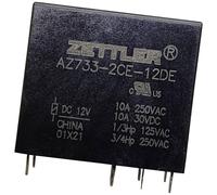 Zettler Electronics AZ733-2CE-6DE Relè per PCB 6 V/DC 12 A 2 scambi 1 pz.