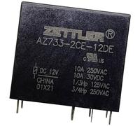 Zettler Electronics AZ733-2CE-9DE Relè per PCB 9 V/DC 12 A 2 scambi 1 pz.