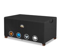 Zettum 121 x 66 x 45 CM Copertura per tavolino da caffè da esterno, rettangolare, impermeabile e resistente, copertura per tavolini laterali, copertura 600D fornisce protezione per tutte le stagioni