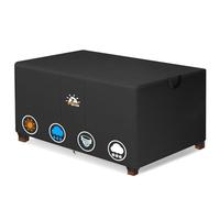 Zettum 91 x 55 x 45 CM Copertura per tavolino da caffè da esterno, rettangolare, impermeabile e resistente, copertura per tavolini laterali, copertura 600D fornisce protezione per tutte le stagioni