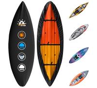 Zettum Copertura per kayak da 3 m - 600D Kayak Canoa Copertura per stoccaggio all'aperto Resistente e impermeabile, resistente allo sbiadimento, accessorio per kayak per canoa, paddle board, SUP e