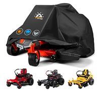 Zettum Copertura per Tosaerba a Virata Zero, Protettivo Impermeabile per Copri Tagliaerba, Telo Rivestimento in PU Oxford 600D, Copertura per Tosaerba a Bordo per Rimessaggio Esterno