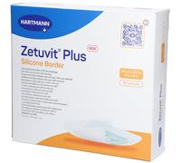 Zetuvit® Plus Silicone Border Selbstklebende Silikon-SAP-Wundauflage 2