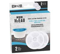 ZEUS 91403 H2EAU Triple Action - Filtro di ricambio per fontana, 2 pezzi | 2 pezzi