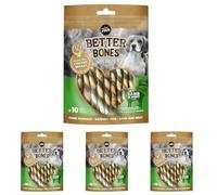 Zeus BetterBones, bastoncini ritorti, con carne di agnello al gusto menta, 10 cm (Confezione da 4)