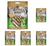 Zeus BetterBones, bastoncini ritorti, con carne di agnello al gusto menta, 10 cm (Confezione da 5)