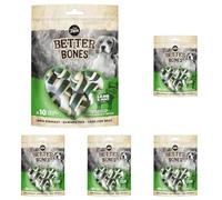 Zeus BetterBones, ossa da masticare per cani, con carne d'agnello al gusto menta, 7,5 cm (Confezione da 5)
