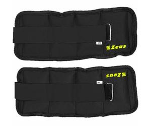 Zeus Braccialetti con peso per braccio e piede 0,5 kg 2 pezzi nero Taglia:0,5 kg