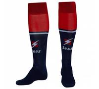 Zeus Calza United Calzettoni da calcio rosso navy blu Taglia:40-46