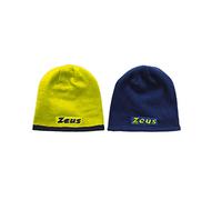 Zeus Cappello Reversibile Doubleface Giallo-Blu Taglia Unica