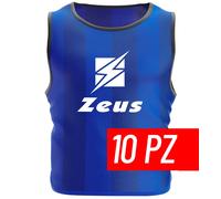 Zeus Casacca Promo, Senior, confezione da 10 casacche -COLORE (AZZURRO)