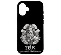 Zeus Dio del Cielo e Tuono Mitologia Greca Filosofia Custodia per iPhone 16
