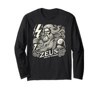 Zeus Dio del Tuono Mitologia Greca Antica Grecia Maglia a Manica