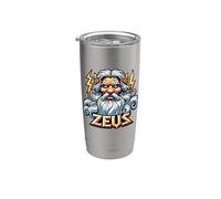 Zeus Dio Greco Mitologia Antica Grecia Bicchiere termico in acciaio inox doppia parete
