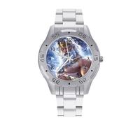 Zeus Dio mitologia greca orologio da uomo d'affari moda in acciaio inox orologi da polso personalizzati per le donne