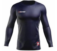 Zeus Fisiko Baselayer Maglietta aderente a maniche lunghe blu marino blu S