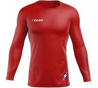 Zeus Fisiko Baselayer Maglietta aderente a maniche lunghe rosso rosso S