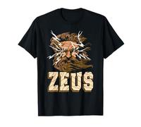 Zeus Fulmine Ira Dio Potere Mito Olimpo Antico Maglietta