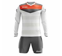 Zeus GK Kit Argo Bianco-Grigio Scuro-Arancio Fluo M