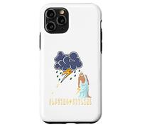 Zeus Greek God Thunder Lightning Bolt Storm Retro Mythology Custodia per iPhone 11 Pro