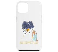 Zeus Greek God Thunder Lightning Bolt Storm Retro Mythology Custodia per iPhone 13