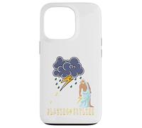 Zeus Greek God Thunder Lightning Bolt Storm Retro Mythology Custodia per iPhone 13 Pro