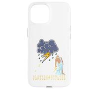 Zeus Greek God Thunder Lightning Bolt Storm Retro Mythology Custodia per iPhone 15