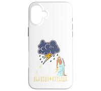 Zeus Greek God Thunder Lightning Bolt Storm Retro Mythology Custodia per iPhone 16 Plus