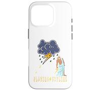 Zeus Greek God Thunder Lightning Bolt Storm Retro Mythology Custodia per iPhone 16 Pro