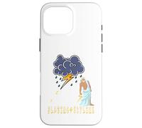 Zeus Greek God Thunder Lightning Bolt Storm Retro Mythology Custodia per iPhone 16 Pro Max
