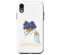Zeus Greek God Thunder Lightning Bolt Storm Retro Mythology Custodia per iPhone XR